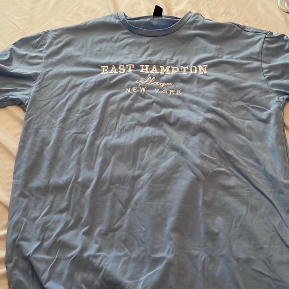 Blue graphic tee